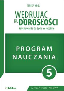 Okładka książki Wędrując ku dorosłości. Program dla klasy 5 szkoły podstawowej