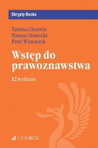Okładka książki Wstęp do prawoznawstwa