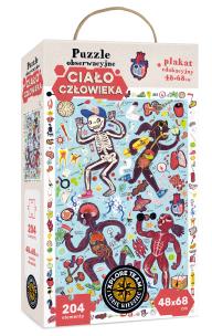 Opakowanie Xplore Team Puzzle Obserwacyjne Ciało człowieka