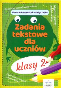 Okładka książki Zadania tekstowe dla uczniów kl. 2