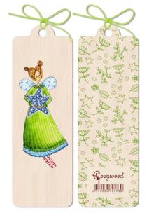 Okładka książki Zakładka drewniana Wróżka