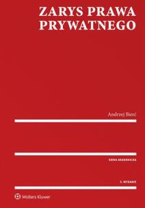 Okładka książki Zarys prawa prywatnego Część ogólna