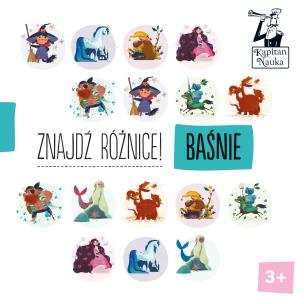 Okładka książki ZNAJDŹ RÓŻNICE BAŚNIE