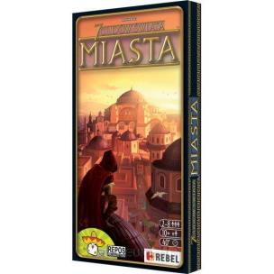 7 Cudów Świata: Miasta (Cities) REBEL. Autor: Bauza Antoine. Multiszop.pl Okładka książki 7 Cudów Świata: Miasta (Cities) REBEL