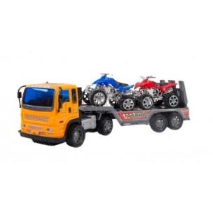 Auto laweta z 2 quadami. Wydawca: Isere. Multiszop.pl Opakowanie Auto laweta z 2 quadami