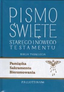 Okładka książki Biblia Tysiąclecia - ST i NT (bierzmowanie)