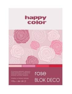 Opakowanie Blok A5/20K Deco Rose 170g HAPPY COLOR