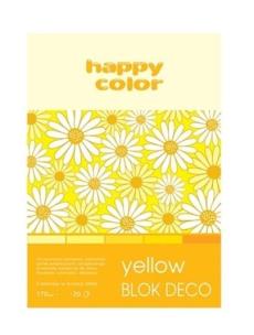 Opakowanie Blok A5/20K Deco Yellow 170g HAPPY COLOR
