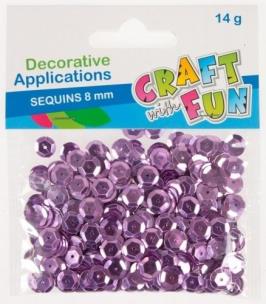 Opakowanie Cekiny metaliczne 8mm róż