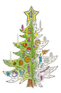 Opakowanie CHOINKA KOLOROWANKA XXL