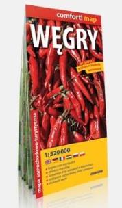 Okładka książki Comfort!map Węgry 1:520 000 mapa w.2018