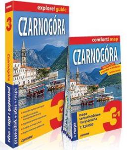 Okładka książki Czarnogóra zestaw przewodnikowy 3w1