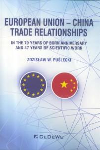Okładka książki European Union - China. Trade Relationships