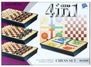 Opakowanie Gra magnetyczne szachy 4w1