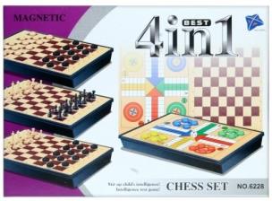 Opakowanie Gra magnetyczne szachy 4w1