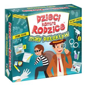 Opakowanie GRA MAŁY DETEKTYW DZIECI KONTRA RODZICE
