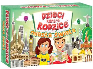 Opakowanie GRA MIASTA ŚWIATA DZIECI KONTRA RODZICE