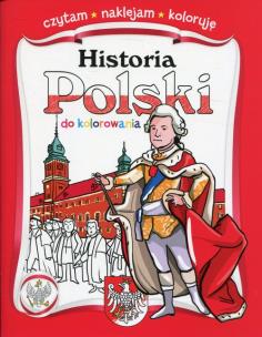 Okładka książki Historia Polski do kolorowania