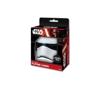 Okładka książki Karty Star Wars Episode 7 + biały hełm Cartamundi