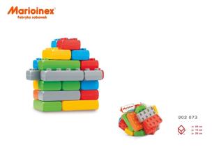 Klocki Cegły Junior 25. Wydawca: MARIOINEX. Multiszop.pl Opakowanie Klocki Cegły Junior 25