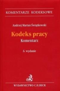 Okładka książki Kodeks pracy. Komentarz w.6