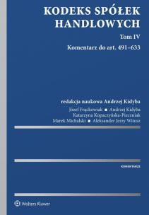 Okładka książki Kodeks spółek handlowych Tom 4