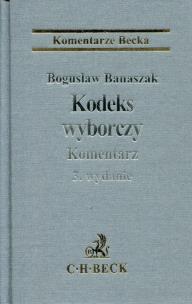 Okładka książki Kodeks wyborczy Komentarz