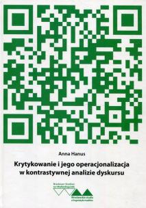 Okładka książki Krytykowanie i jego operacjonalizacja w kontrastywnej analizie dyskursu