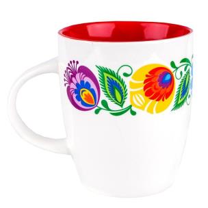 Opakowanie Kubek Marysia - wianek łowicki czerwony FOLKSTAR