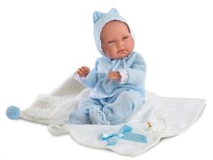 Opakowanie Lalka 73849 bobas Nico w niebieskim kostiumie 40cm