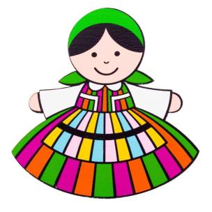 Opakowanie Magnes drewniany - Opocznianka FOLKSTAR