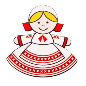 Opakowanie Magnes drewniany - Podlasianka FOLKSTAR