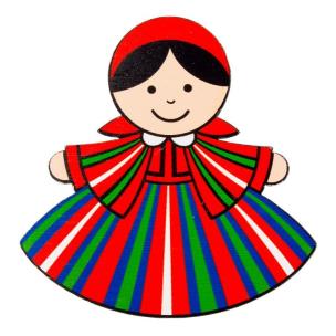 Opakowanie Magnes drewniany - Sieradzanka FOLKSTAR