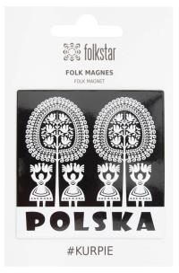 Okładka książki Magnes - kurpiowski czarny Polska FOLKSTAR