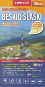 Okładka książki Mapa wodoodporna - Beskid Śląski 1:25 000 w.2018