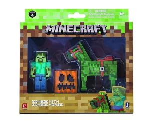 Opakowanie Minecraft - zestaw Zombie z zombie koniem