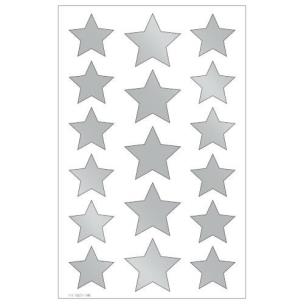 Opakowanie Naklejki Gwiazdki srebrne