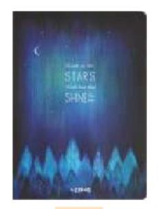 Opakowanie Notes B5/80K Stars Choinki