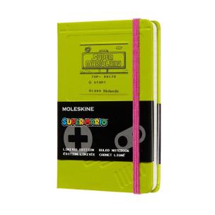 Opakowanie Notes linia P Super Mario, zielony MOLESKINE