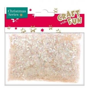 Opakowanie Ozdoba dekoracyjna confetti transparentne 30g