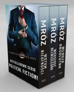 Okładka książki PAKIET W KRĘGACH WŁADZY / WOTUM NIEUFNOŚCI / WIĘKSZOŚĆ BEZWZGLĘDNA / WŁADZA ABSOLUTNA