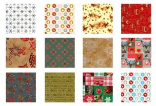 Opakowanie Papier w rolce 2/0,7m metalizowany mix (60szt)