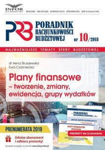 Okładka książki Plany finansowe-tworzenie, zmiany, ewidencja, grupy wydatków