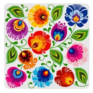 Opakowanie Podkładka drewniana - łowicka białe tło FOLKSTAR