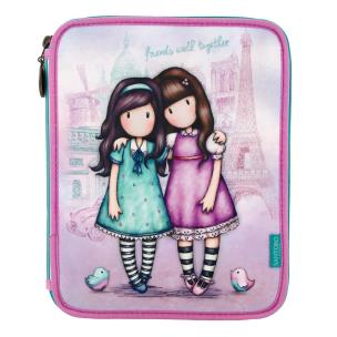 Opakowanie Podwójny Piórnik z wyposażeniem - Friends Walk..