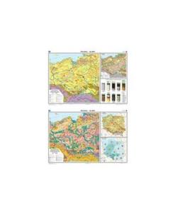 Opakowanie Polska - gleby mapa ścienna