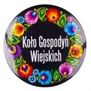 Opakowanie Przypinka duża - Koło Gospodyń.. łowicka czarna