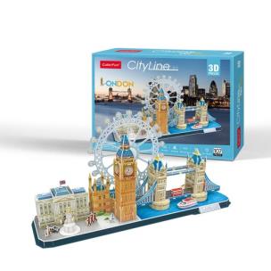Opakowanie Puzzle 3D City Line London 107