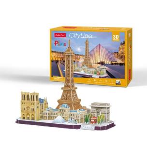 Opakowanie Puzzle 3D City Line Paris 114