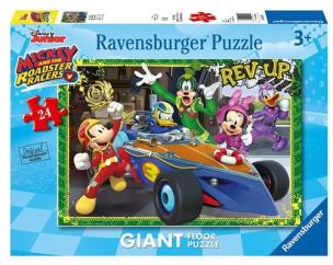 Opakowanie Puzzle podłogowe 24 Mickey i raźni rajdowcy